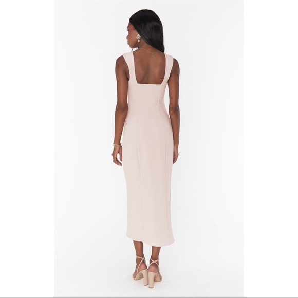 SHOW ME YOUR MUMU Eden Dress In Dusty Blush Stretch - Picture 3 of 6
